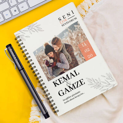 14 Şubat Hatırası Defter ve Kalem - 1