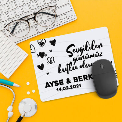 14 Şubat Hediyesi Mousepad - 3