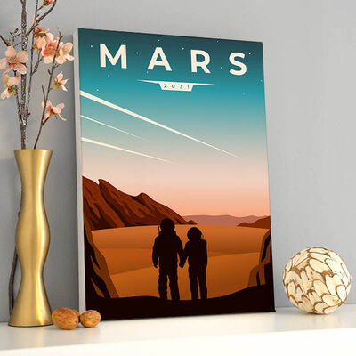 2031 Mars Sanatsal Kanvas Tablo - 1