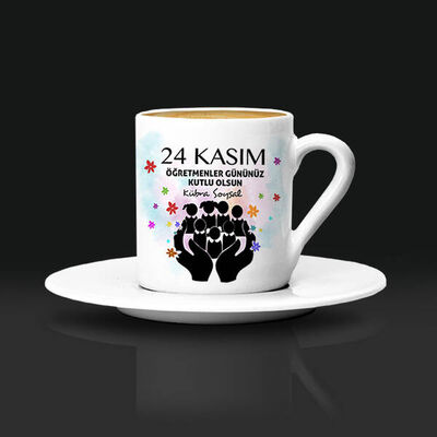 24 Kasım Kutlu Olsun Öğretmen Kahve Fincanı - 1