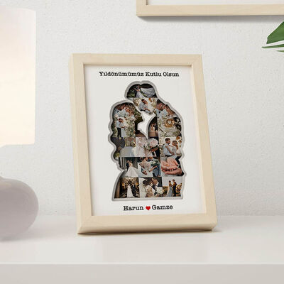 3D Kabartmalı Işıklı ve 16 Fotoğraflı Çerçeve - 5