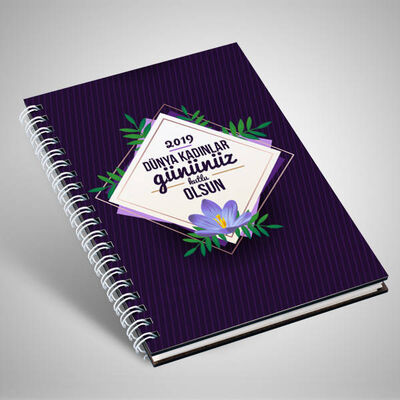 8 Mart Kadınlar Günü Temalı Defter - 2