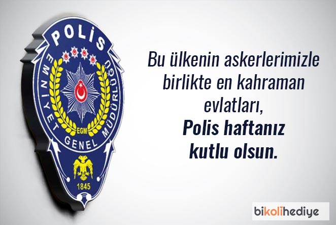 polis haftası kutlama sözleri