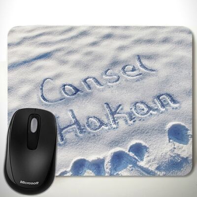 Adını Karlara Yazdım Mousepad - 1