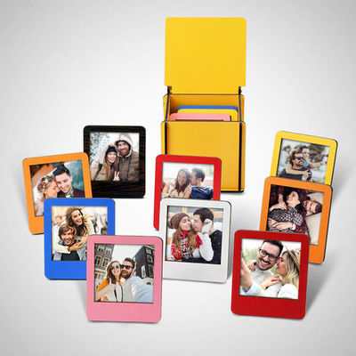 Ahşap Kutulu 12 Renkli Mini Polaroid Çerçeve - 2
