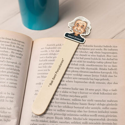 Albert Einstein Esprili Çubuk Kitap Ayracı - 2