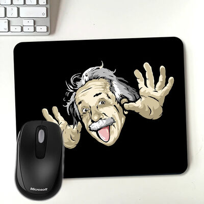 Albert Einstein Temalı Mousepad - 1