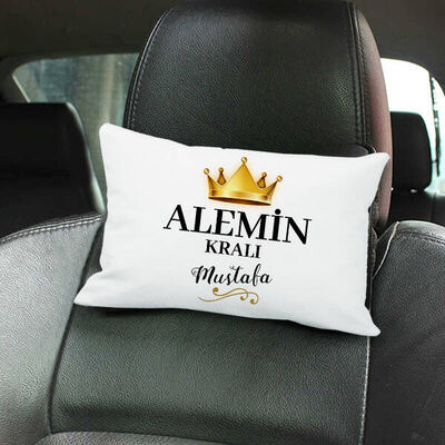 Alemin Kralı İsimli Araç Koltuk Yastığı - 1