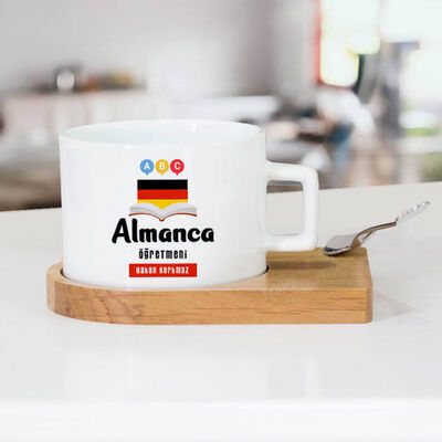 Almanca Öğretmenlerine Özel Çay Fincanı - 1