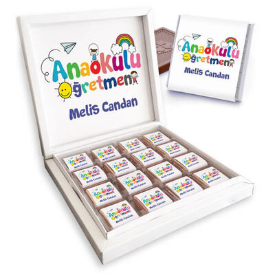 Anaokulu Öğretmenine Hediye Çikolata Kutusu - 1