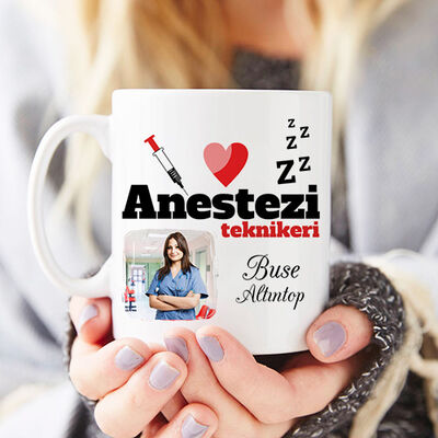 Anestezi Teknikerine Özel Kupa Bardak - 1