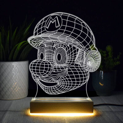 Animasyon Karakteri Tasarımlı 3d Led Lamba - 1
