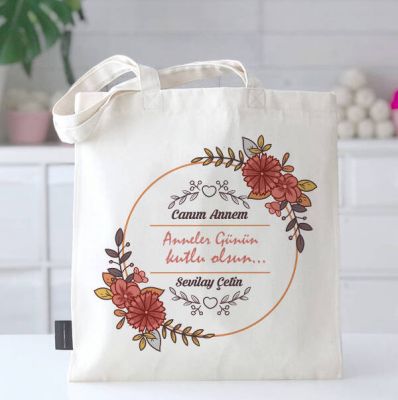 Anneler Günü Hediyesi Bez Çanta - 3