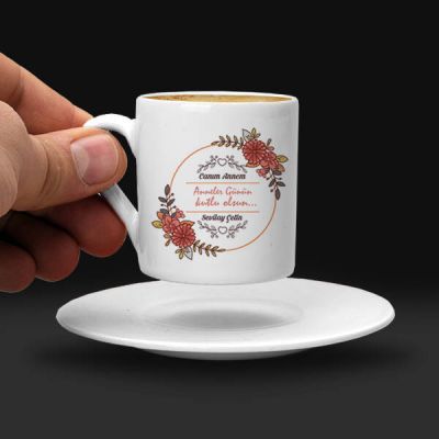 Anneler Günü Tasarımlı Kahve Fincanı - 1