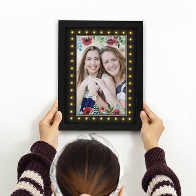 Annelerin Birtanesi Fotoğraflı Işıklı Çerçeve - 1