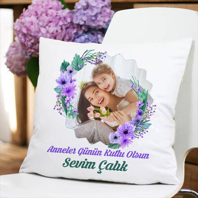 Annelerin Bitanesi Fotoğraflı Yastık - 1