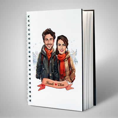 Aralık Ayında Aşk Karikatürlü Defter - 2