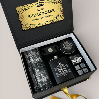 Arkadaşa Hediye Golden Prestige Elegan Viski Seti - 2