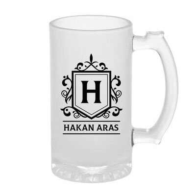 Arkadaşa Hediyelik İsimli Bira Kadehi - 2