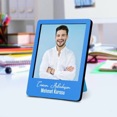 Arkadaşlara Özel Ahşap Polaroid Çerçeve - 1