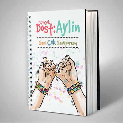 Arkadaşlara Özel İsimli Defter - 1
