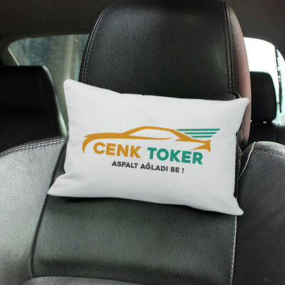 Asfalt Ağladı Be İsimli Araç Koltuk Yastığı - 1