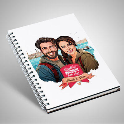 Aşıklar Şehri İstanbul ve Biz Karikatürlü Defter - 1
