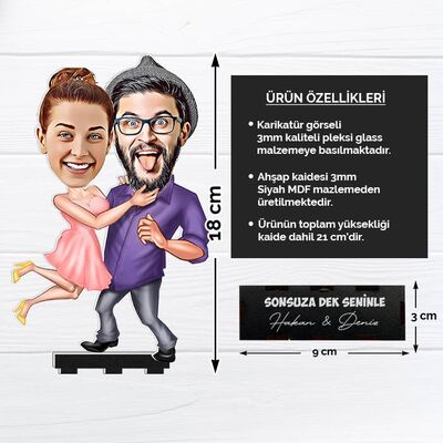 Aşk Bize Benzer Karikatürlü Biblo - 6