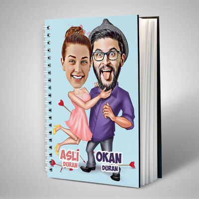 Aşk Bize Benzer Karikatürlü Sevgili Defteri - 1