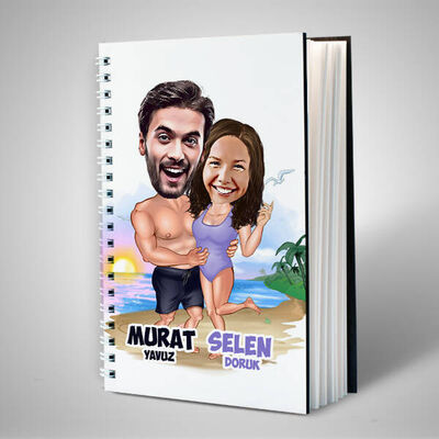 Aşkımızın Tatili Karikatürlü Sevgili Defteri - 1