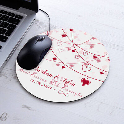 Aşkla Geçen Günlerimiz Yuvarlak Mousepad - 2