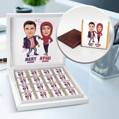 Asla Bırakmam Karikatürlü Çikolata Kutusu - 1