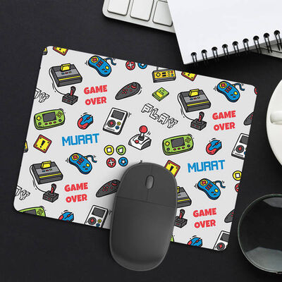 Atari Tasarımlı İsme Özel Mousepad - 2