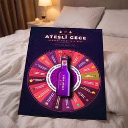 Ateşli Gece Erotik Çiftlere Özel Şişe Çevirme Yatak Oyunu - 3