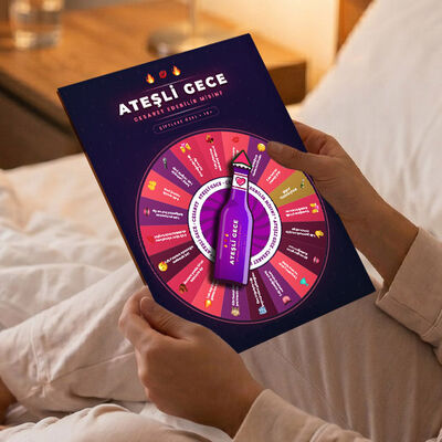 Ateşli Gece Erotik Çiftlere Özel Şişe Çevirme Yatak Oyunu - 5
