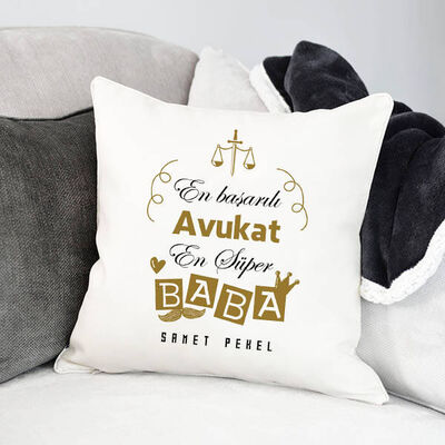 Avukat Babalara Hediye Yastık - 1