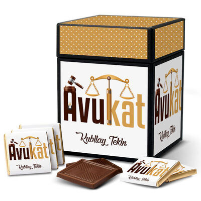Avukata Hediye Çikolata Kutusu - 1
