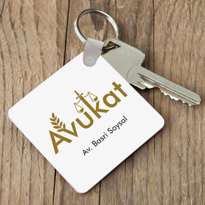 Avukata Hediyeli Mesleki Anahtarlık - 1