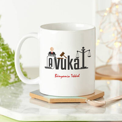 Avukatınıza Özel Hediye Kupa Bardak - 1