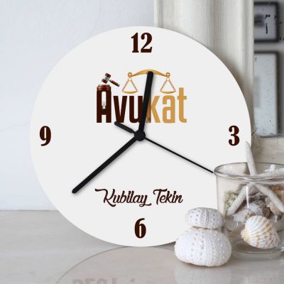 Avukatlara Özel Hediyelik Duvar Saati - 1