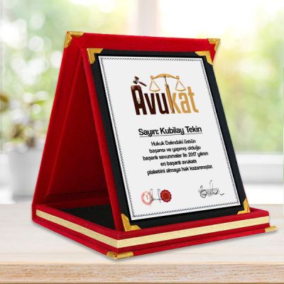 Avukatlara Özel Plaket - 1
