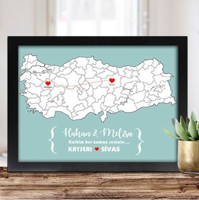 Ayrı Şehirlerdeki Sevgililere Özel Aşk Sertifikası - 1
