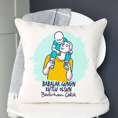 Baba ve Evladı Duygusal Yastık - 4