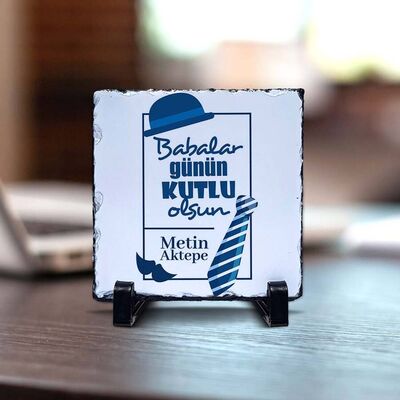 Babalar Günü Hediyem Dekoratif Taş - 1