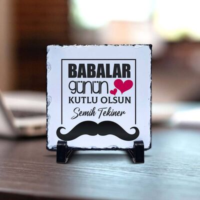 Babalar Günün Kutlu Olsun Dekoratif Taş - 1