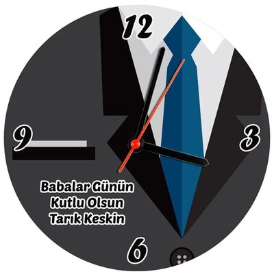 Babalar Günün Kutlu Olsun Duvar Saati - 1