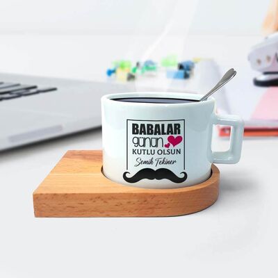 Babalar Günün Kutlu Olsun Tasarım Çay Fincanı - 2
