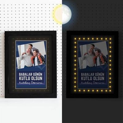 Babalar Gününe Özel Işıklı Çerçeve - 1