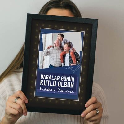 Babalar Gününe Özel Işıklı Çerçeve - 3
