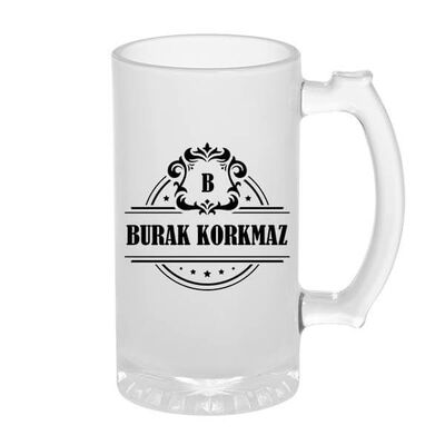 Babalara Hediyelik İsimli Bira Kadehi - 2